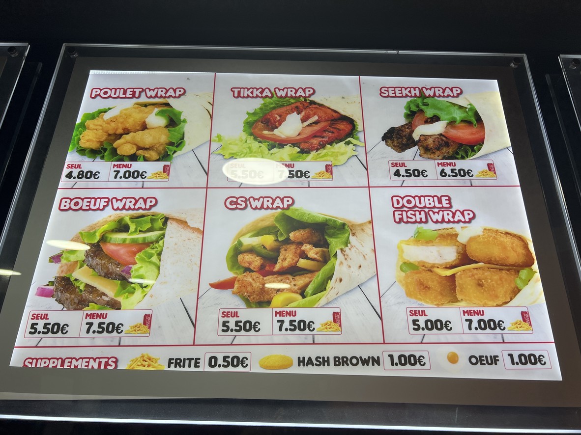 Chicken Spot menu 2