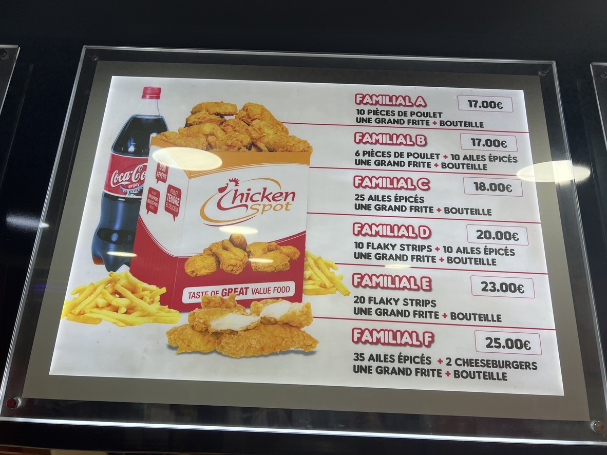 Chicken Spot menu 3