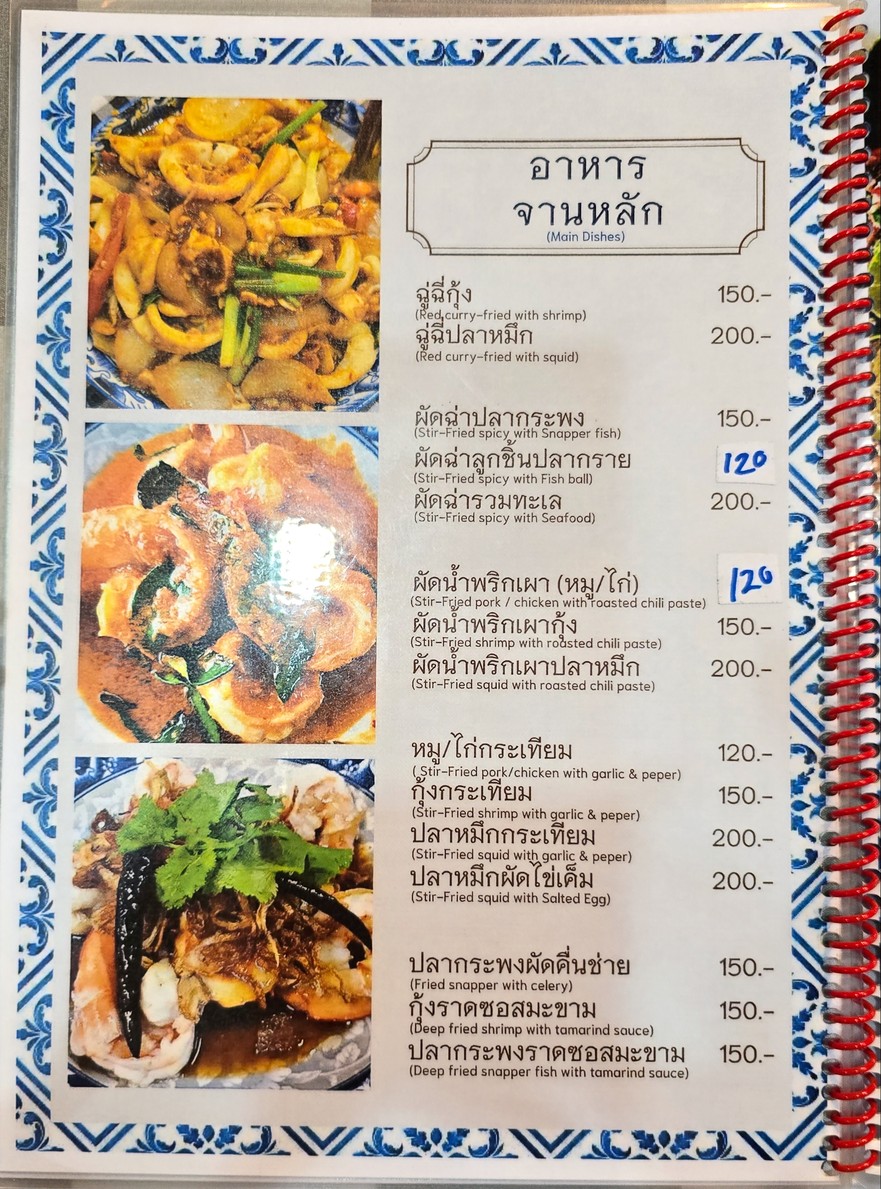 สำรับเย็น Sum-Rub-Yen menu 4