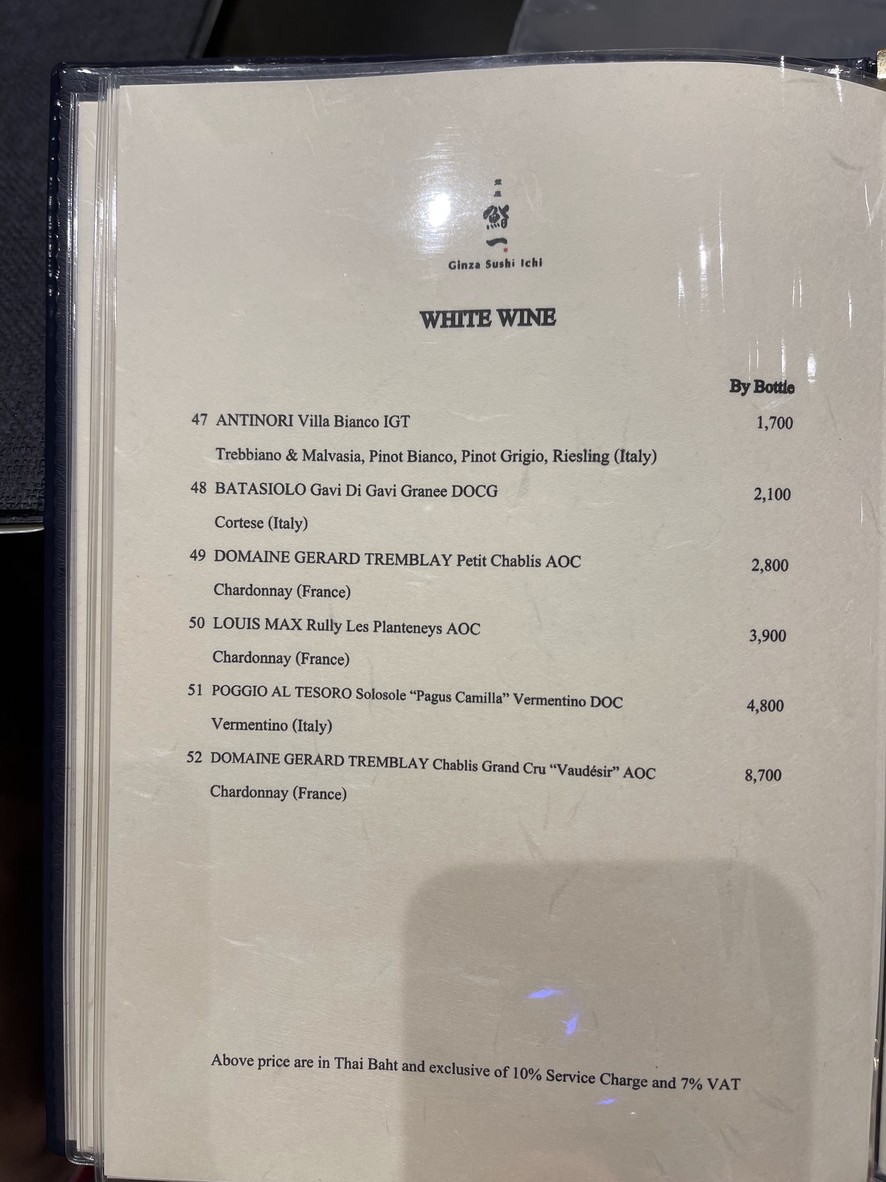 金萨 寿司 一 menu 2
