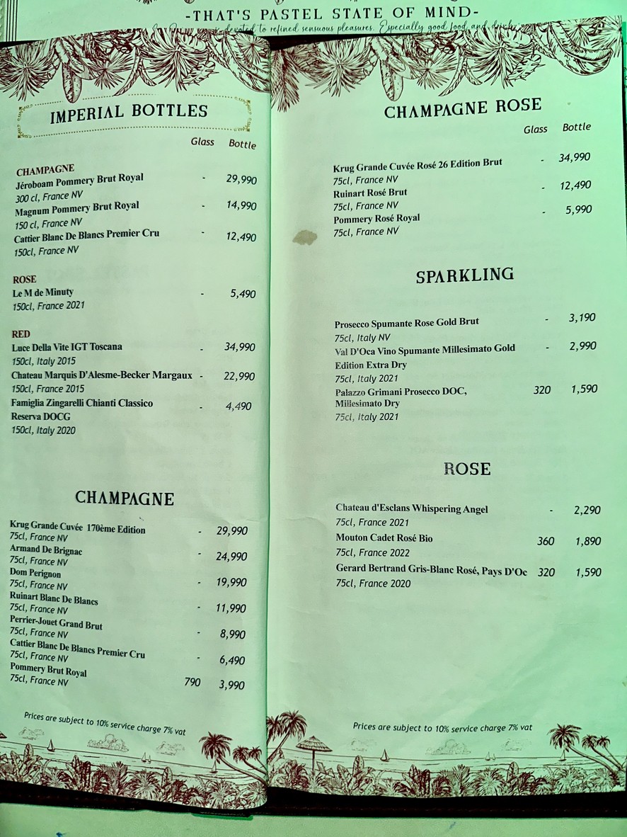 Pastel Rooftop Bar & Mediterranean Dining menu 5