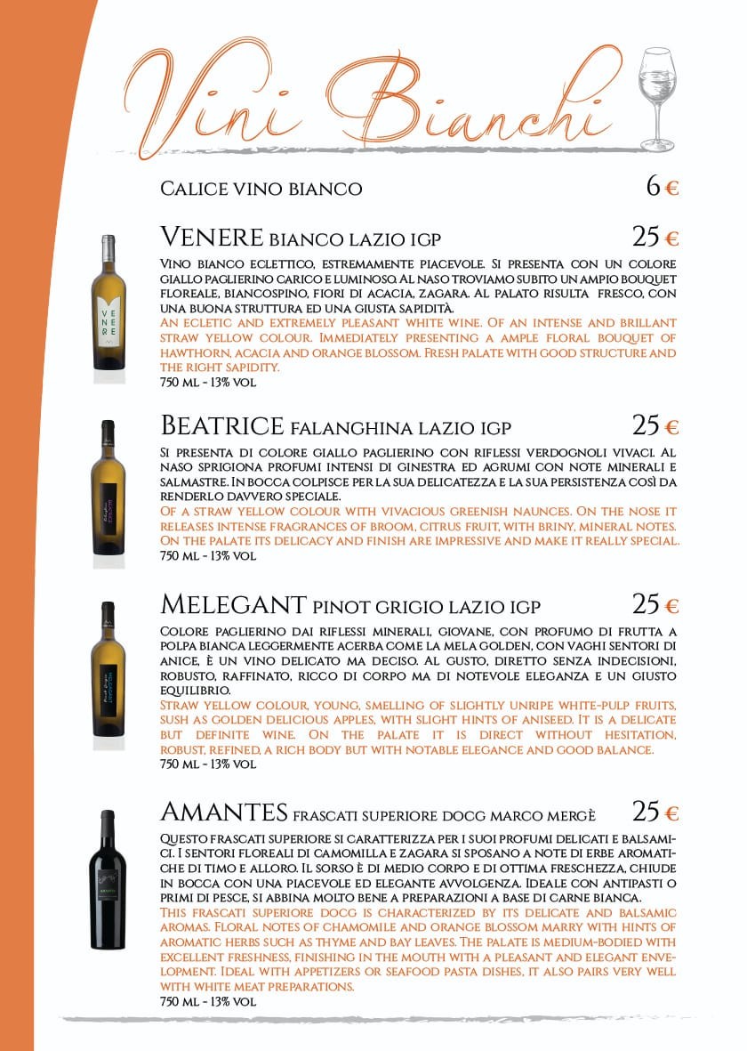 Burro & Sugo menu 6