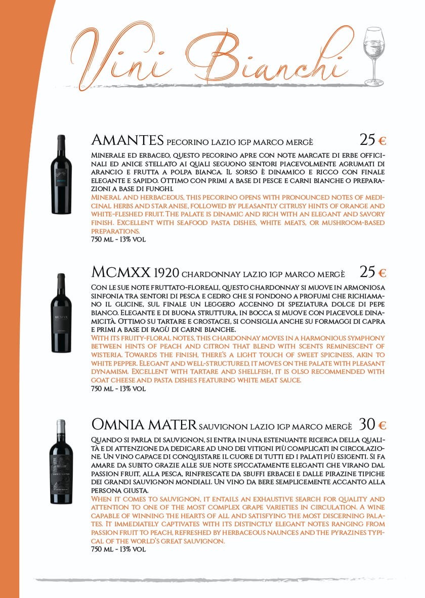 Burro & Sugo menu 7
