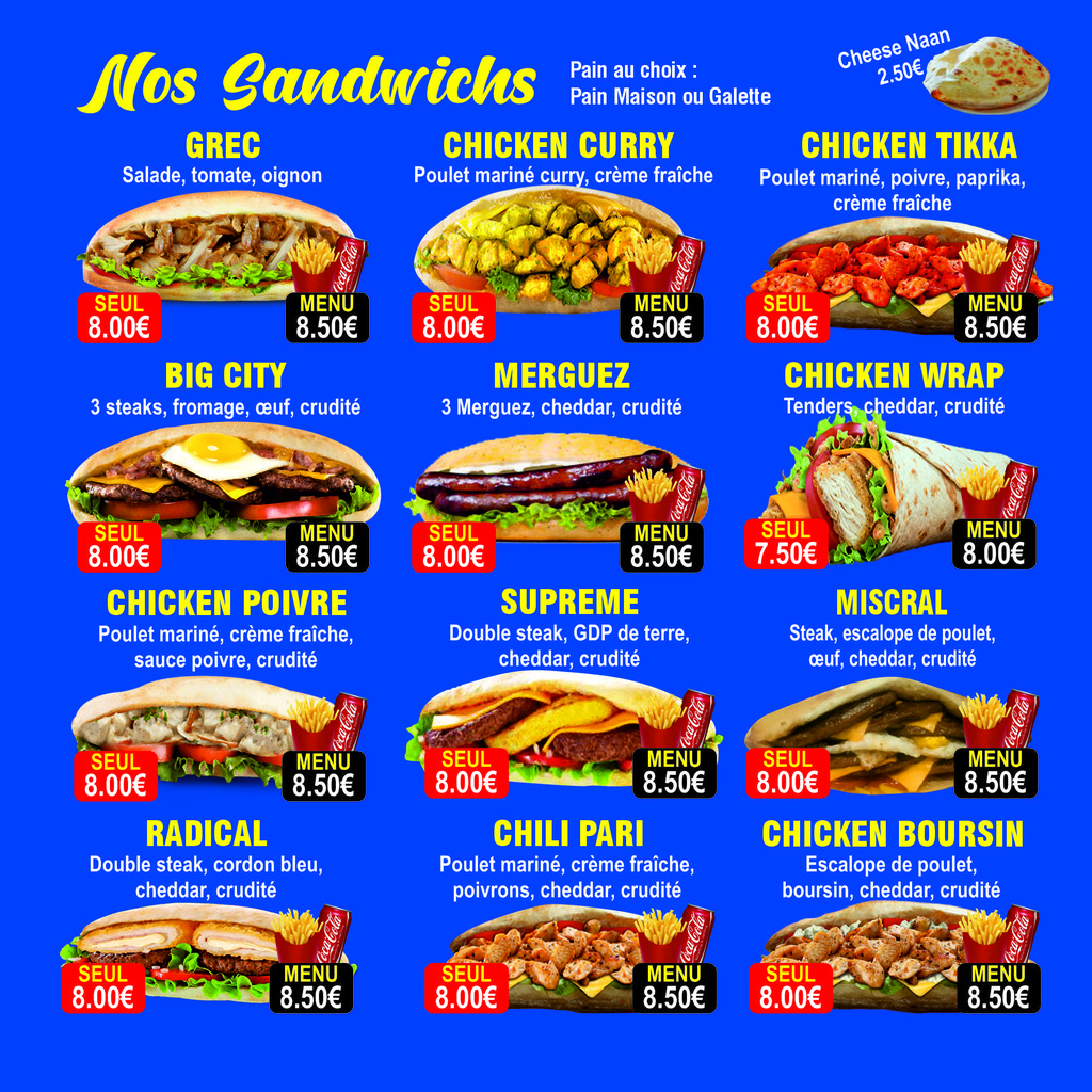 PARADI MOON menu 3