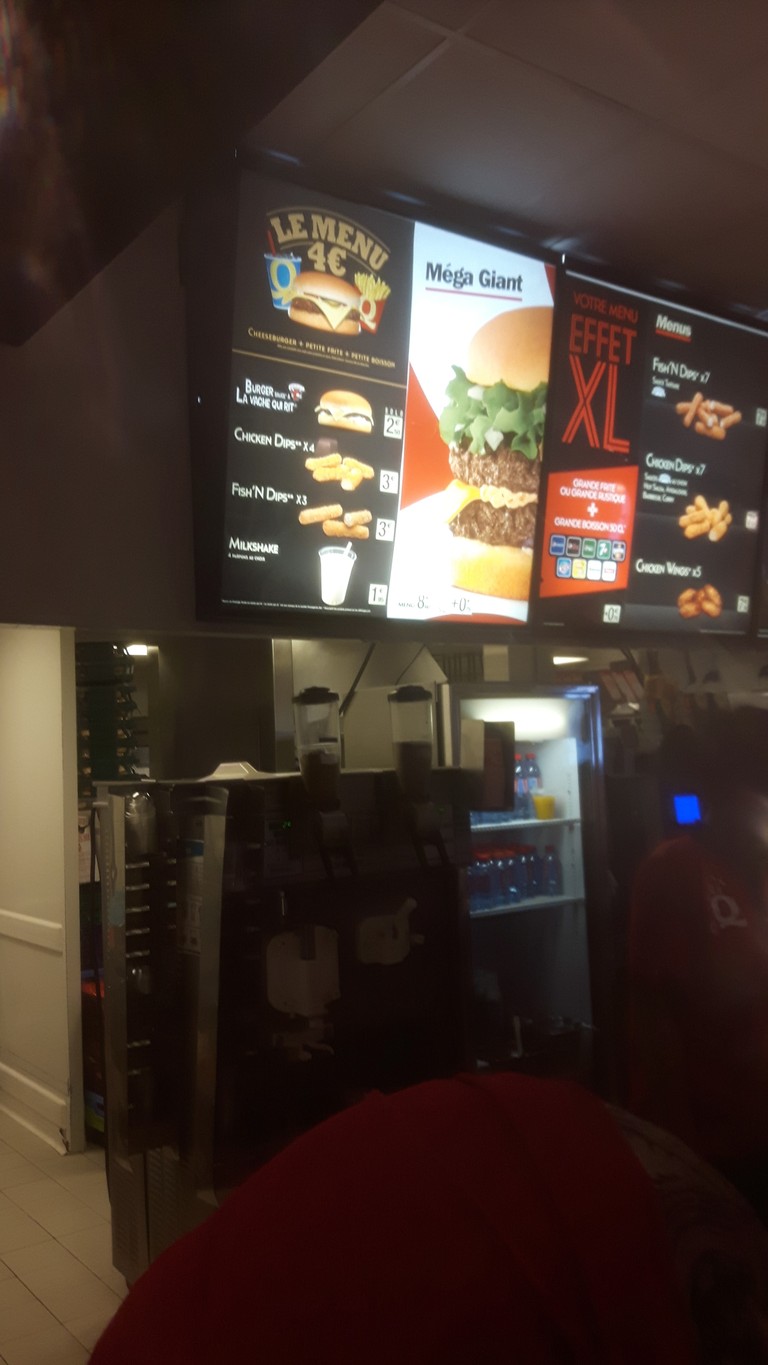 Quick Argenteuil menu 1