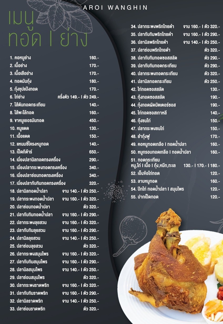 Aroi Wanghin menu 7