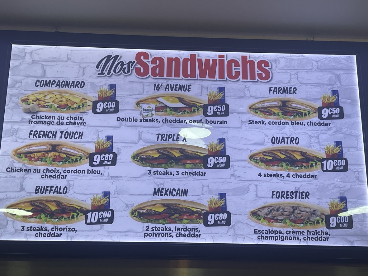 Eat Meat menu 2