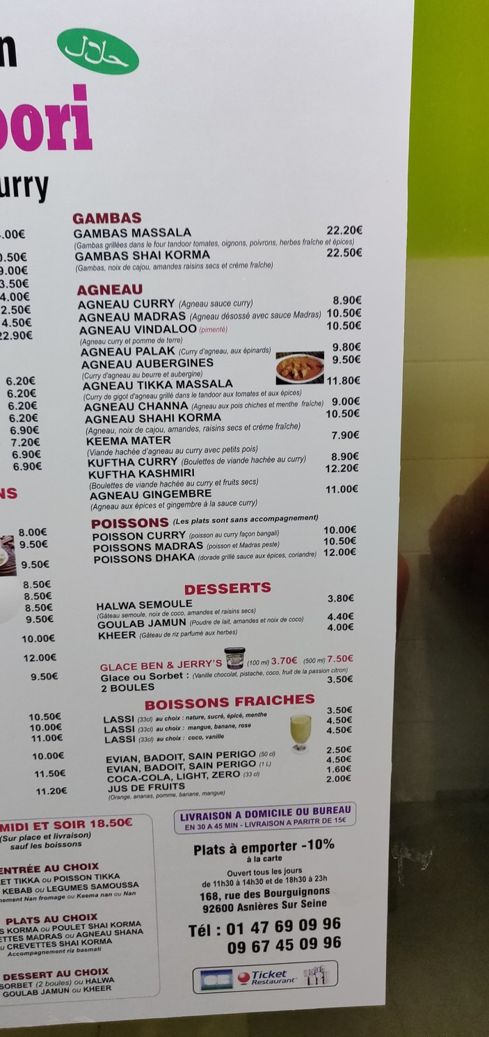 Dhaka Tandoori menu 3