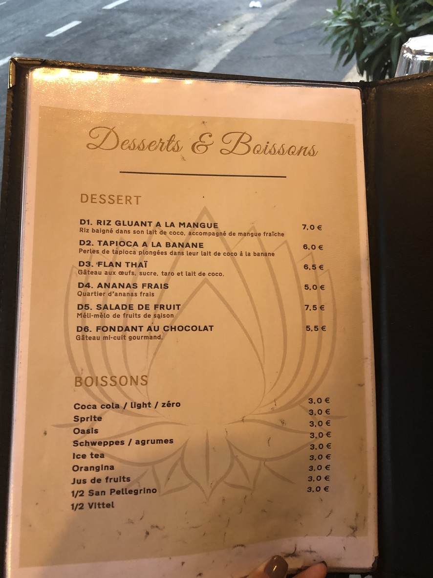Mam'Asia menu 3