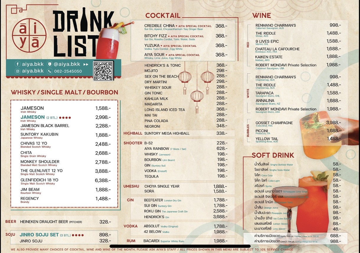 aiya bkk menu 2