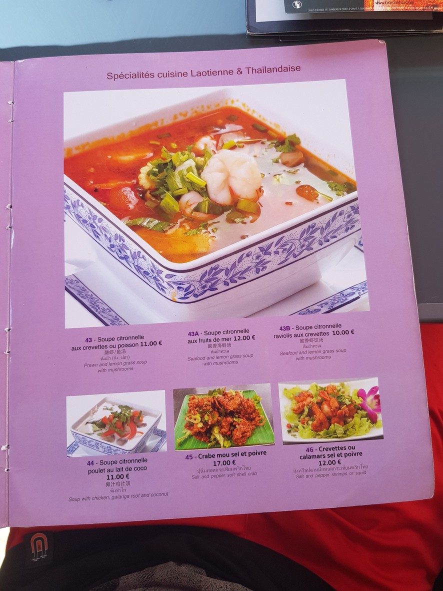 Thaï-Vien menu 3