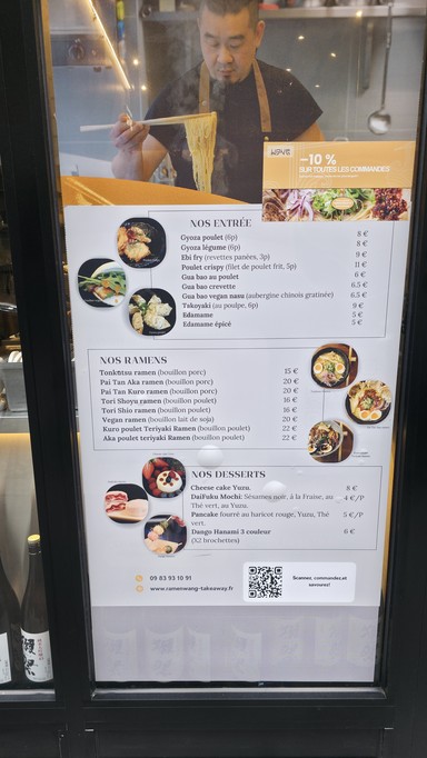 RAMEN WANG take away - Restaurant Ramen Paris 14