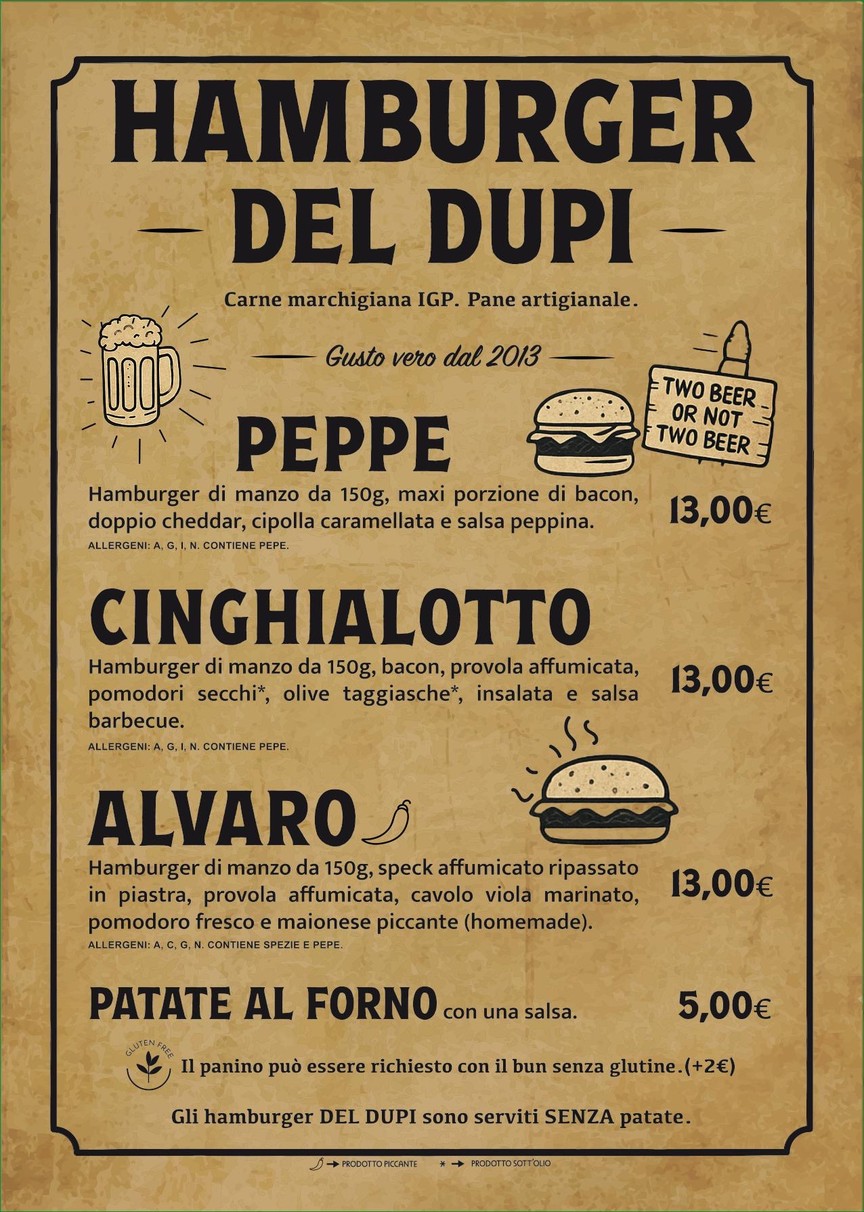 DU'PINTE menu 9