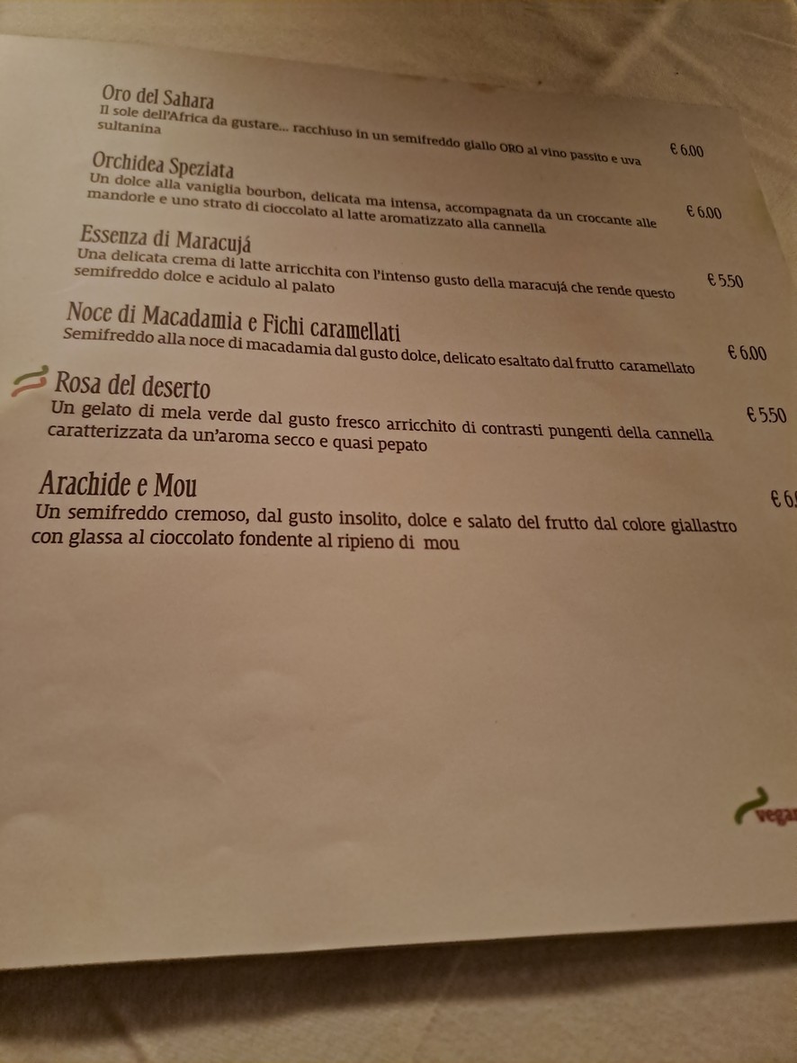 Sahara Restaurant menu 2