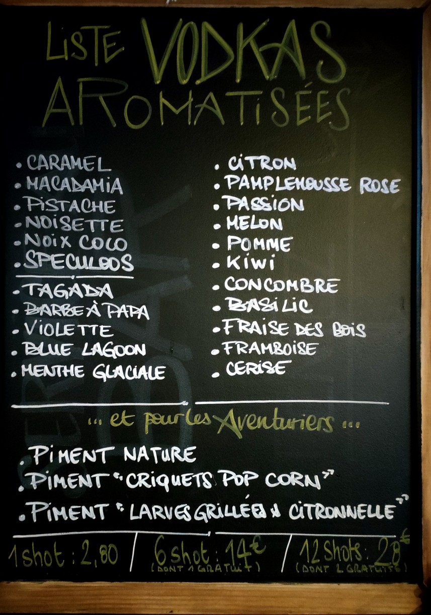 Pub Saint Hilaire menu 4