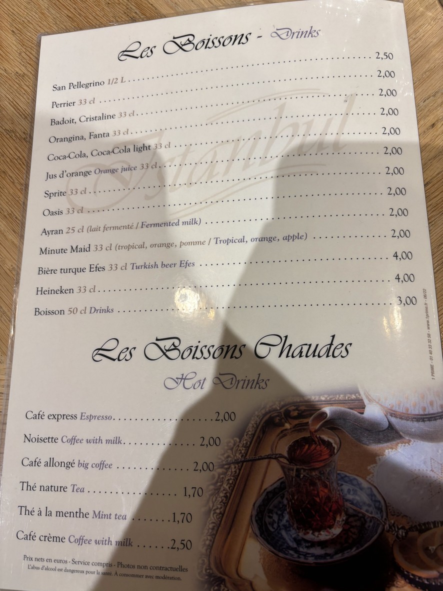 Grill Istanbul menu 3