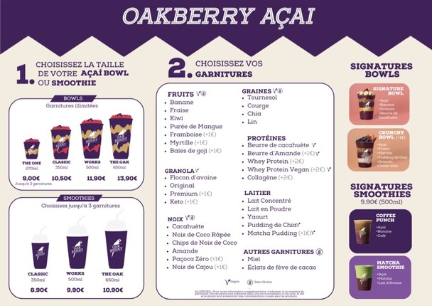 Oakberry Açaí - Passy