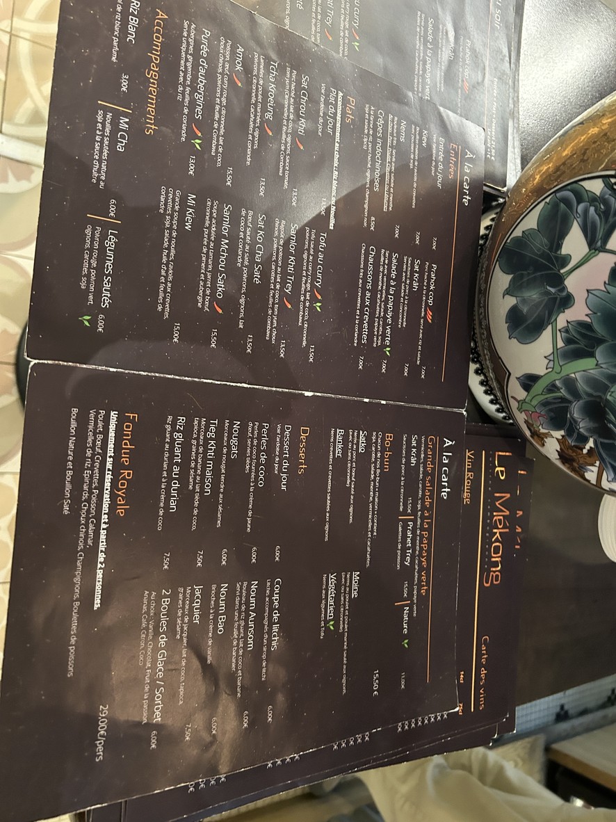 Le Mékong Montrouge menu 3