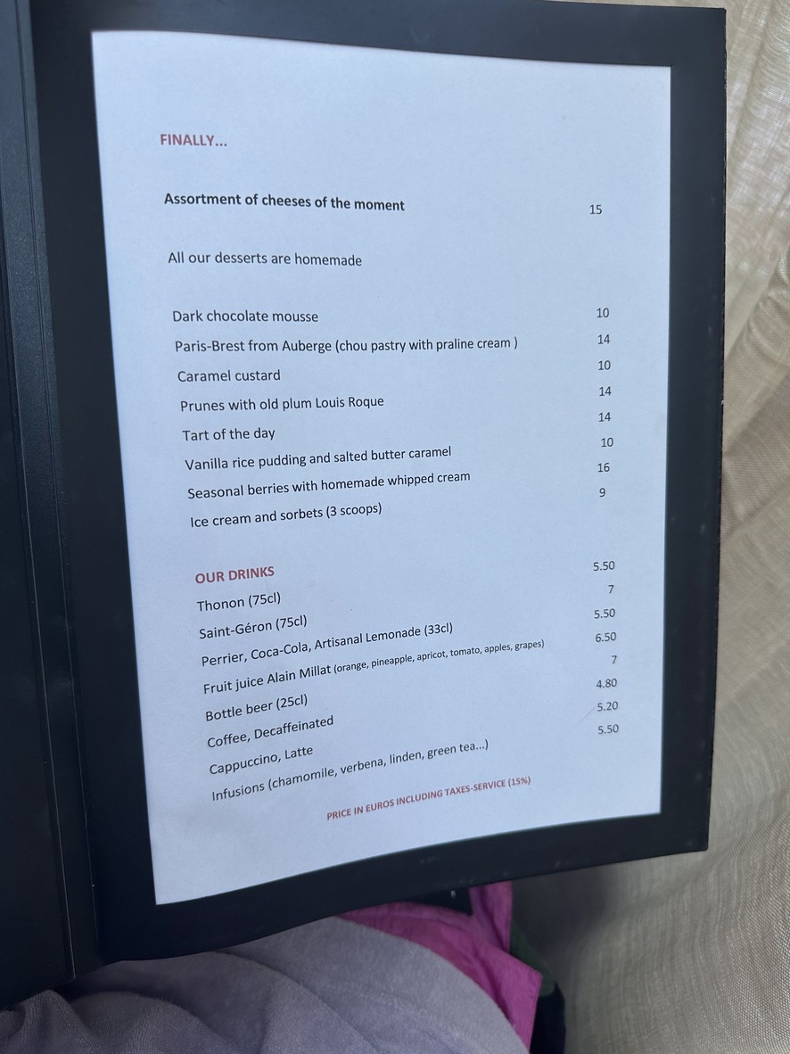 D'Chez Eux menu 2