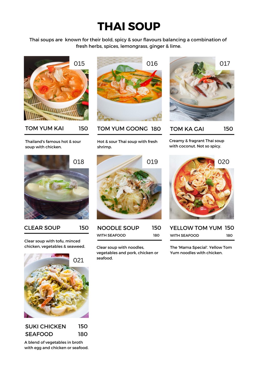 Suda - Thai & Vegetarian Restaurant menu 3
