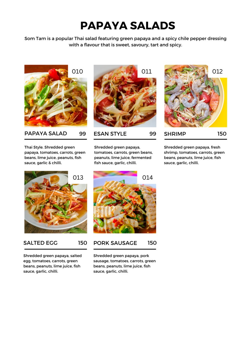 Suda - Thai & Vegetarian Restaurant menu 4