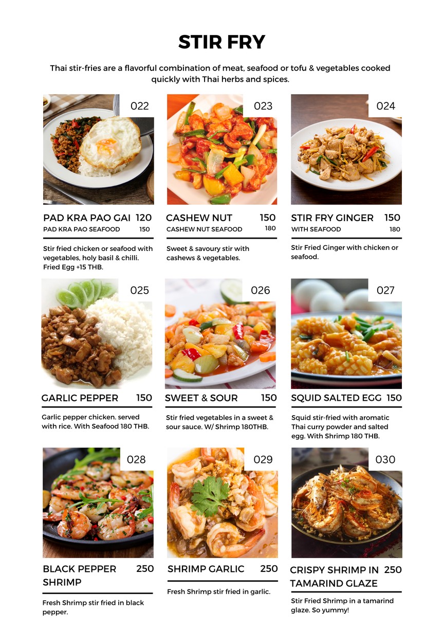 Suda - Thai & Vegetarian Restaurant menu 5