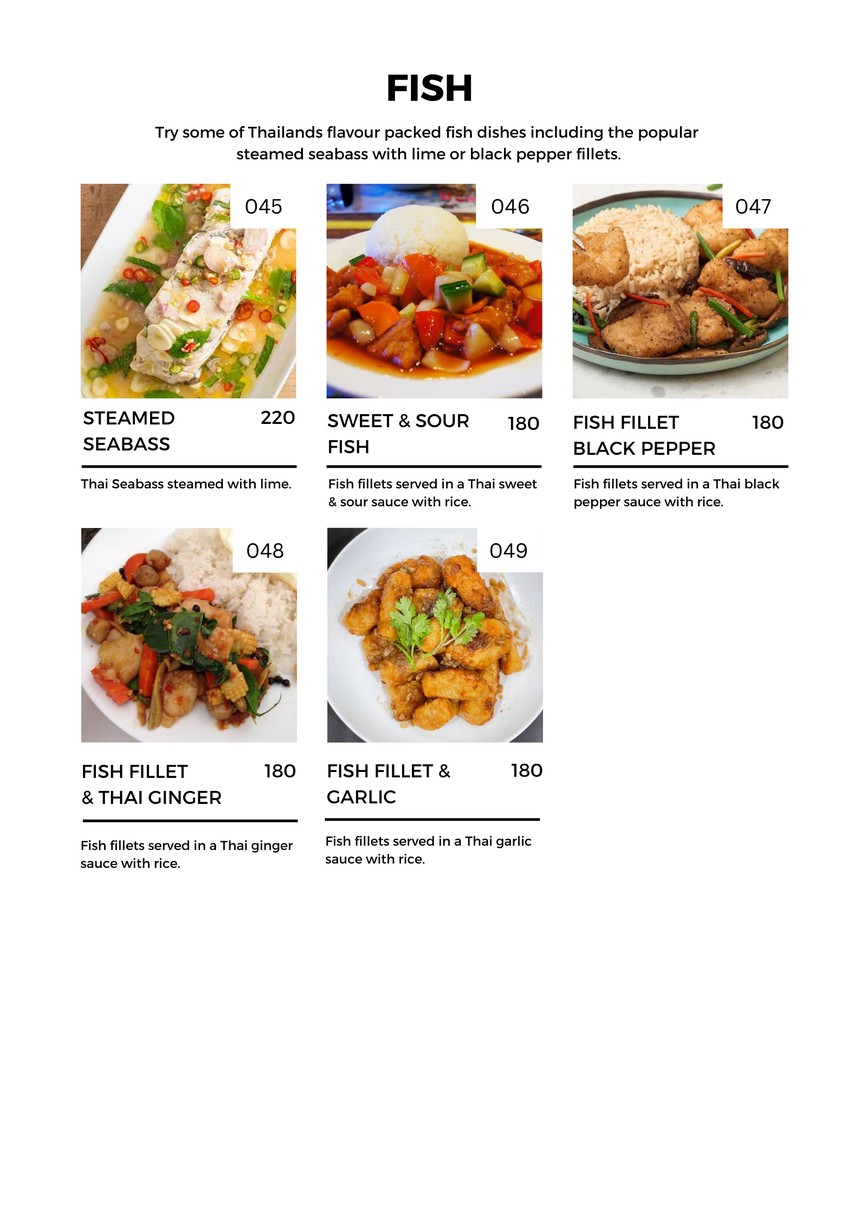 Suda - Thai & Vegetarian Restaurant menu 8