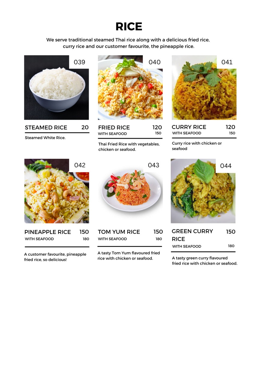 Suda - Thai & Vegetarian Restaurant menu 10