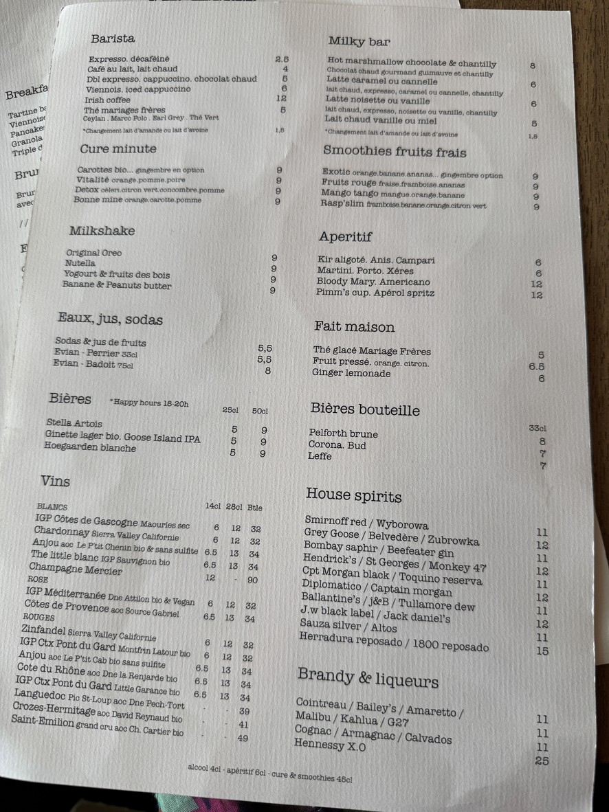 Sunny menu 2