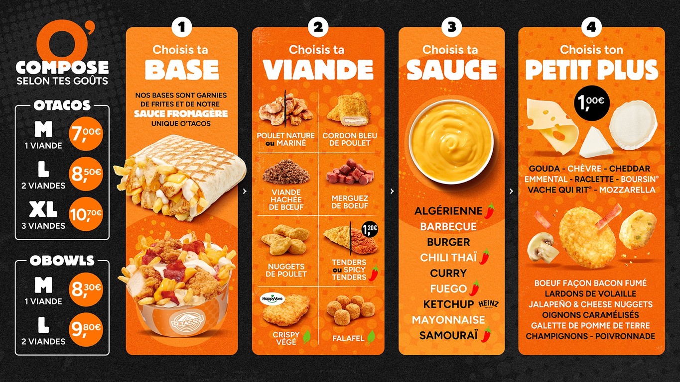 O'Tacos menu 2
