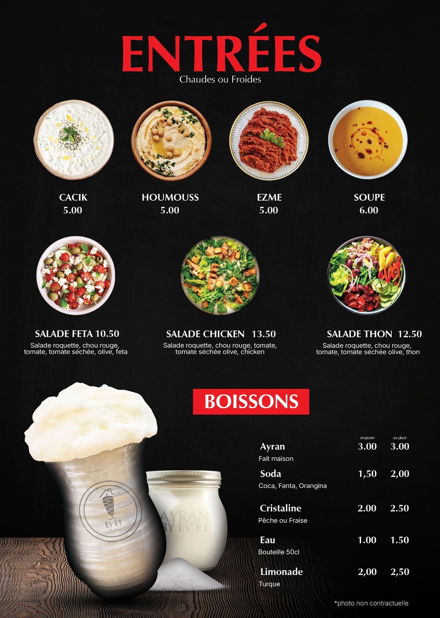 Ev'Et menu 1