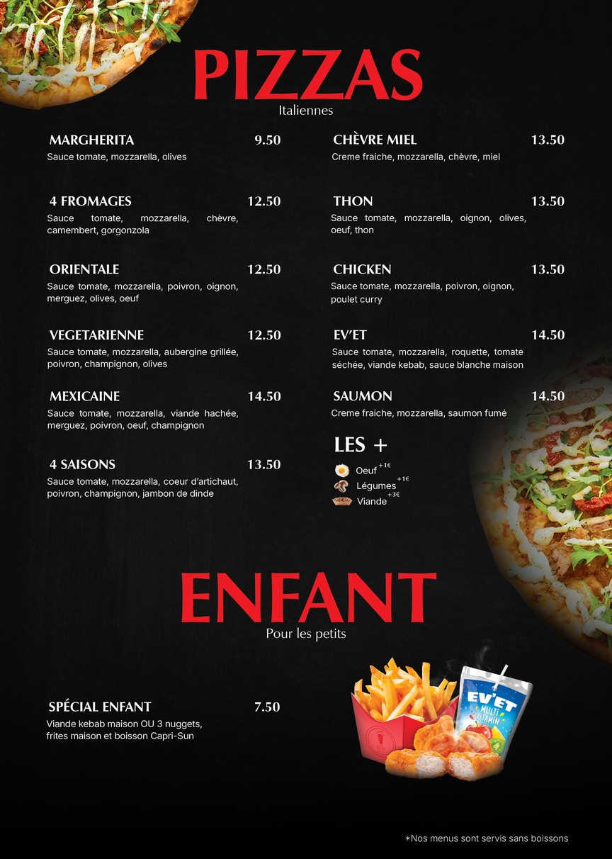 Ev'Et menu 5
