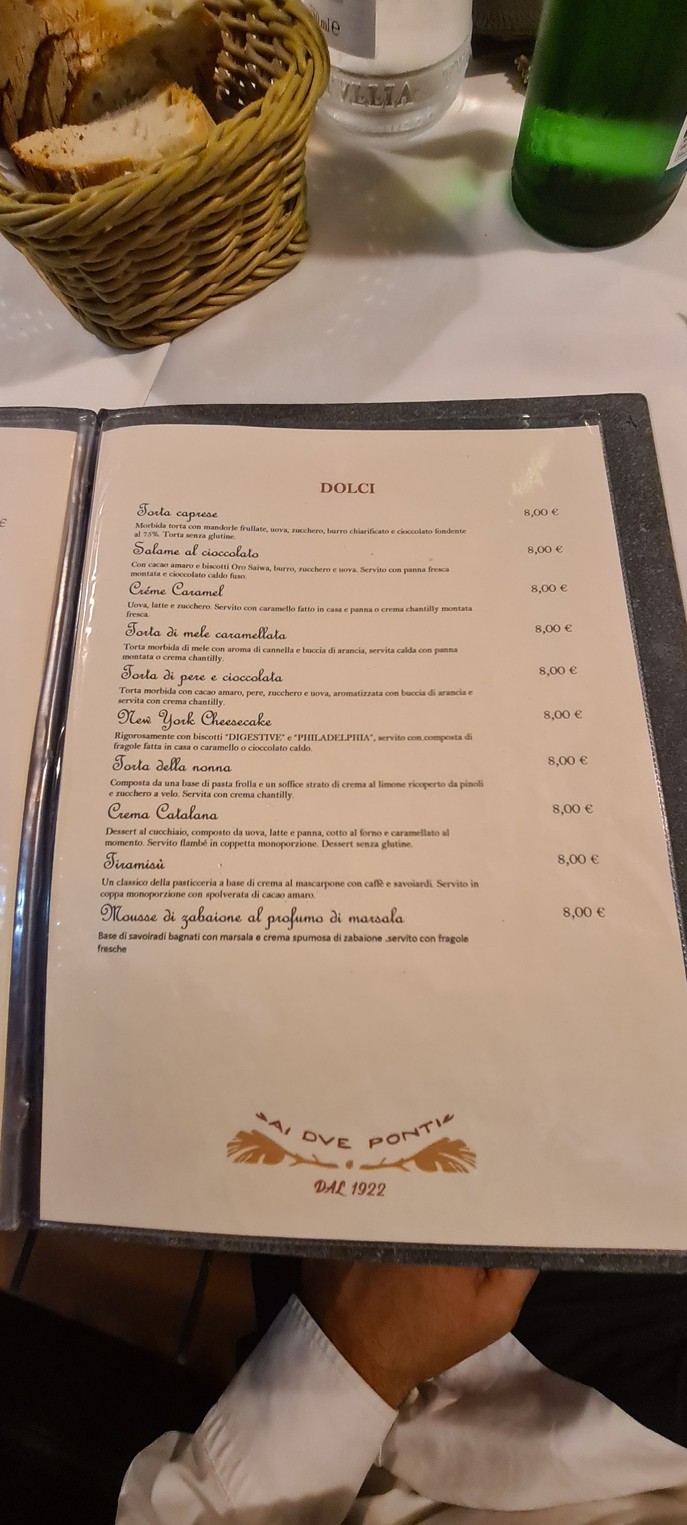 Trattoria Ai Due Ponti menu 7