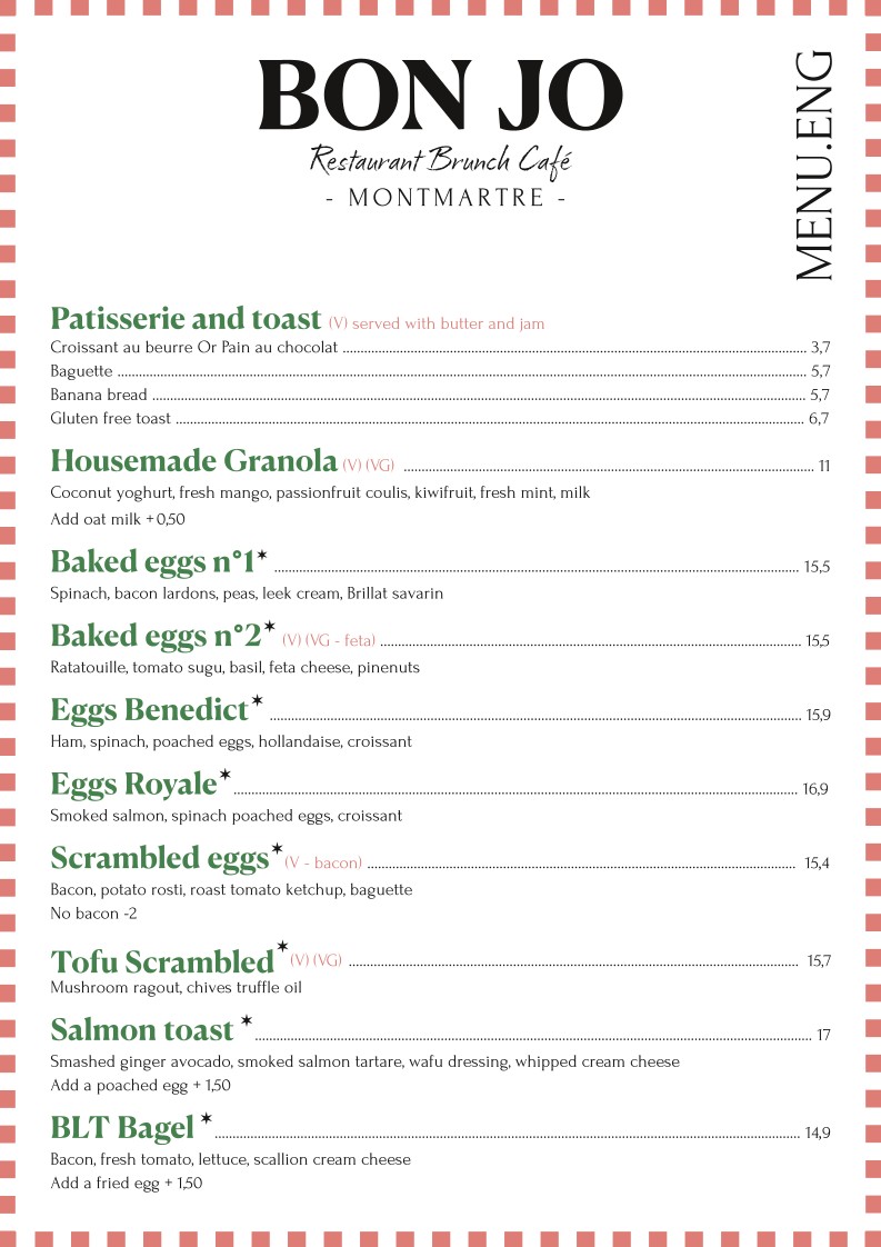 Bon Jo menu 1
