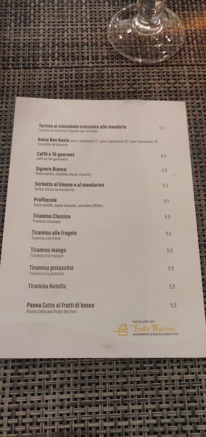Bon Gusto menu 3