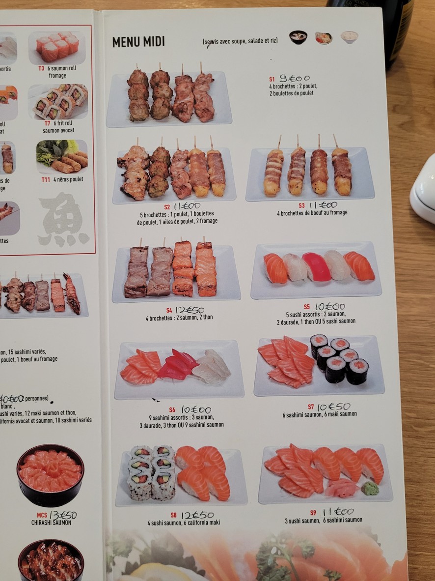 Sushi Home menu 3