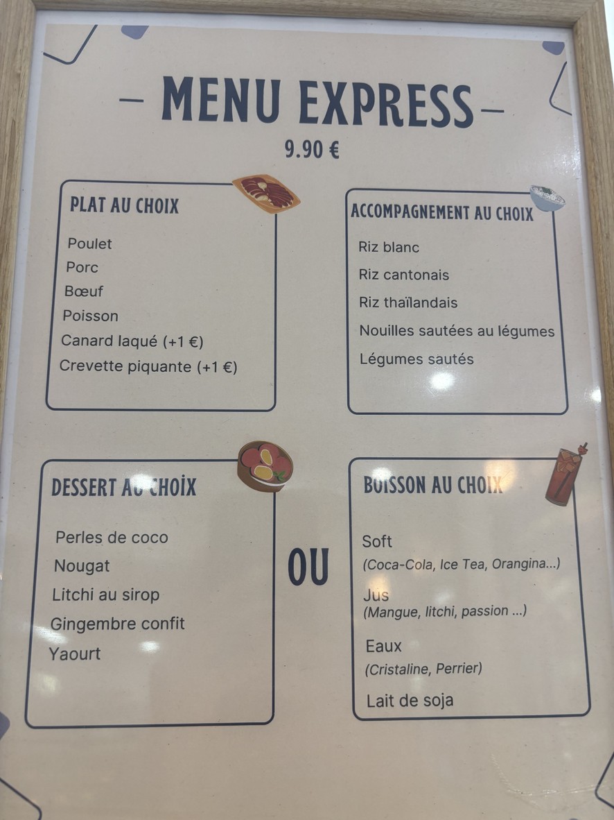 XINRUI (Boubou) menu 1