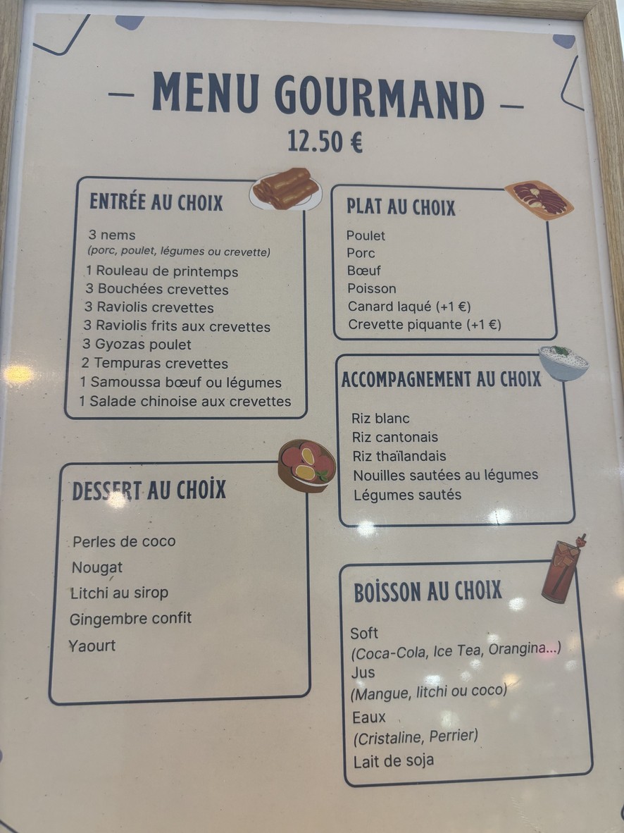 XINRUI (Boubou) menu 2