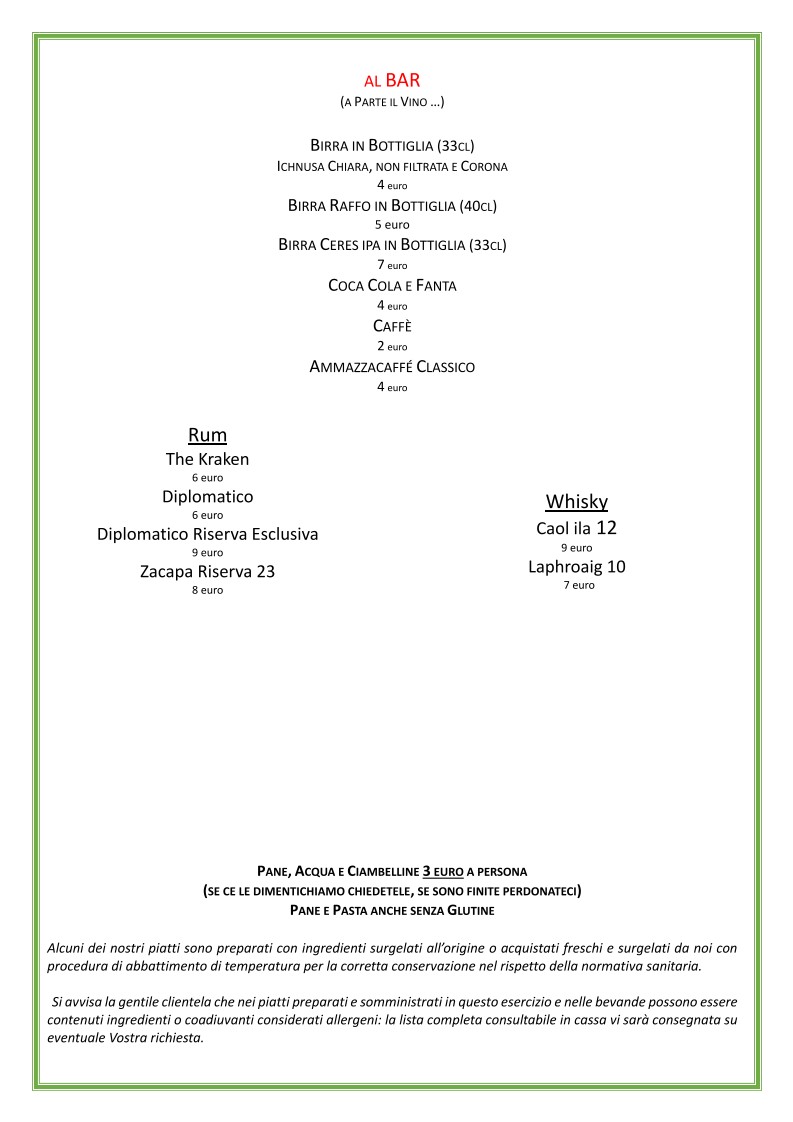 Osteria Tuttoqua menu 7