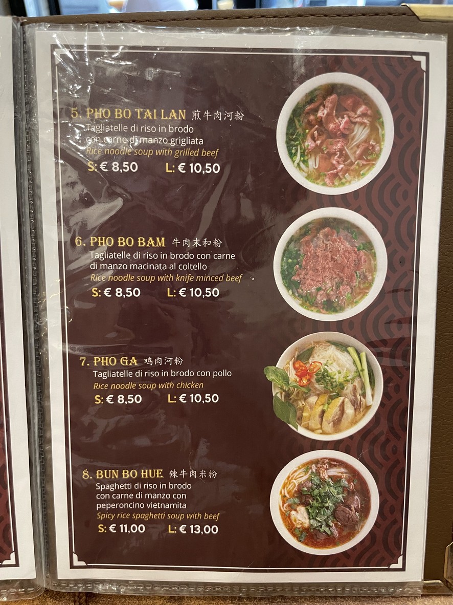 Ristorante Phở 1 menu 2