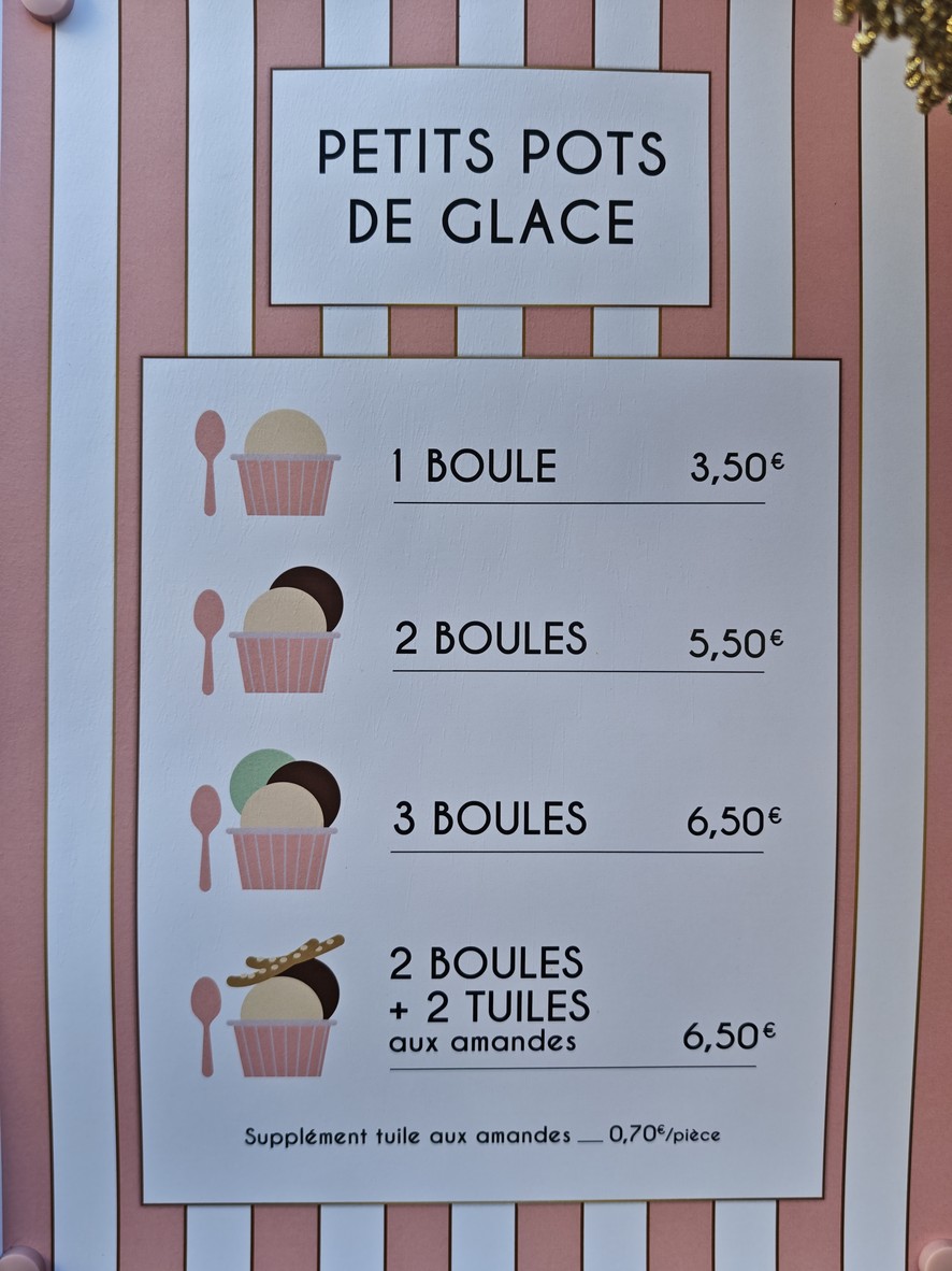 La Pompadour menu 1