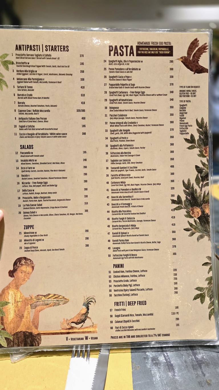 Pala Pizza Romana menu 1