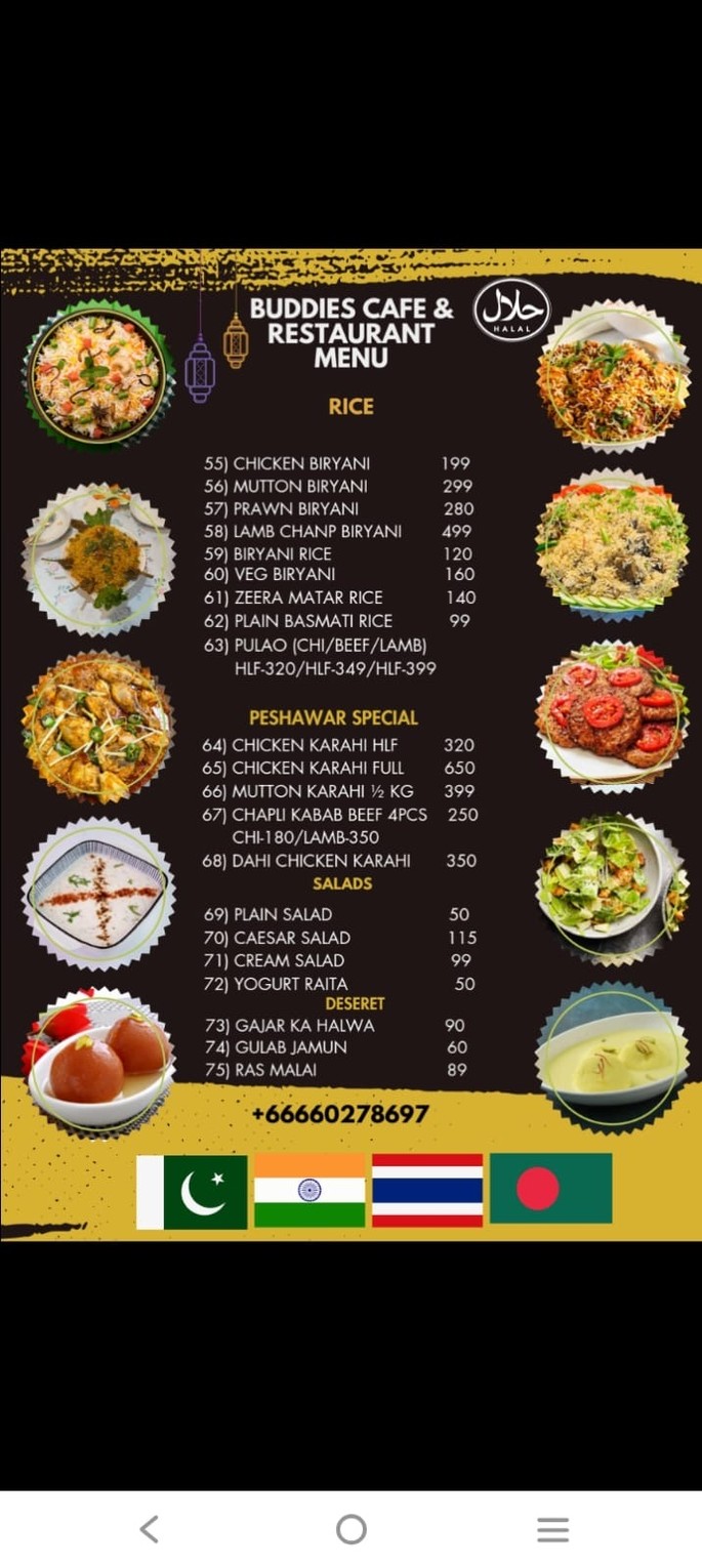 Buddies Café menu 3