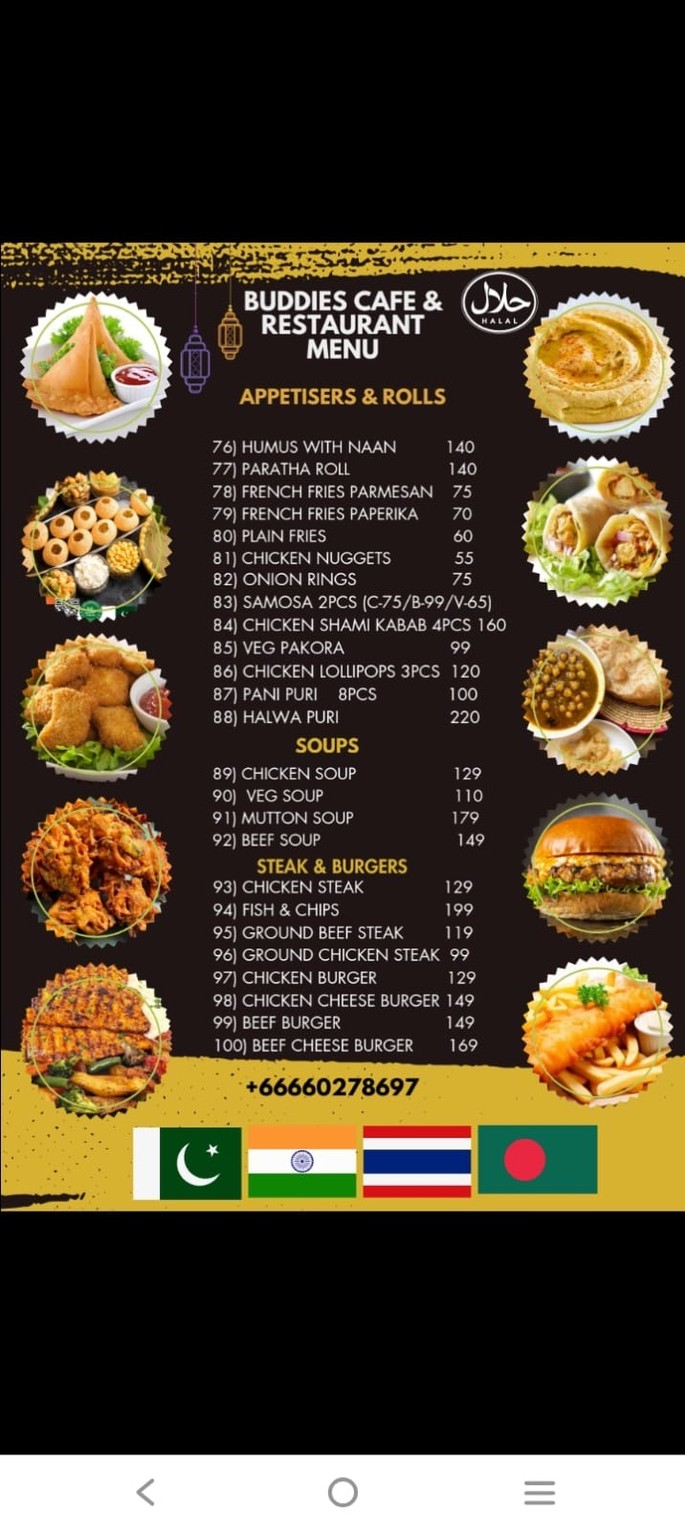 Buddies Café menu 4