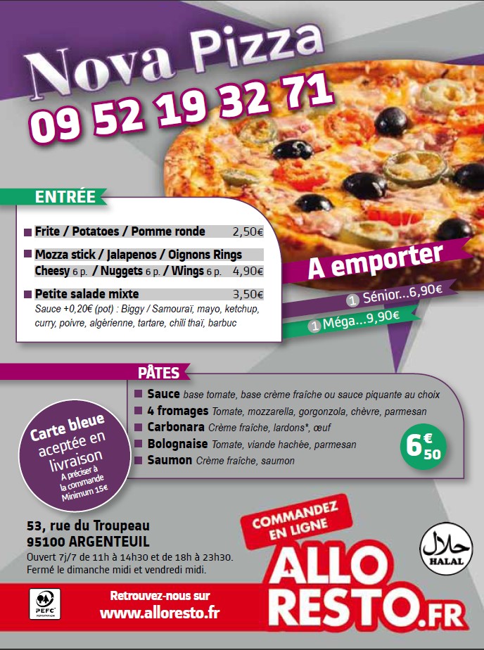 Nova Good menu 1