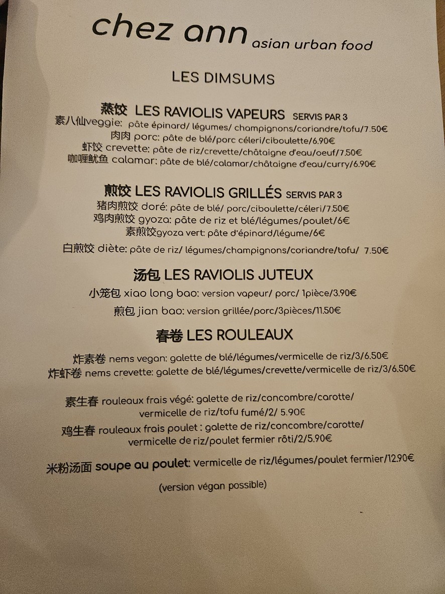 chez ann menu 2