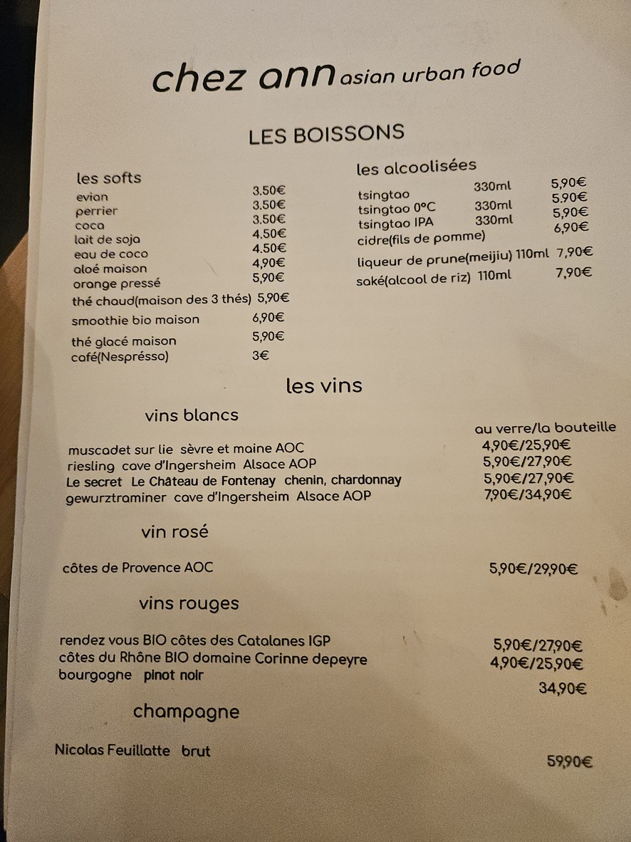 chez ann menu 3
