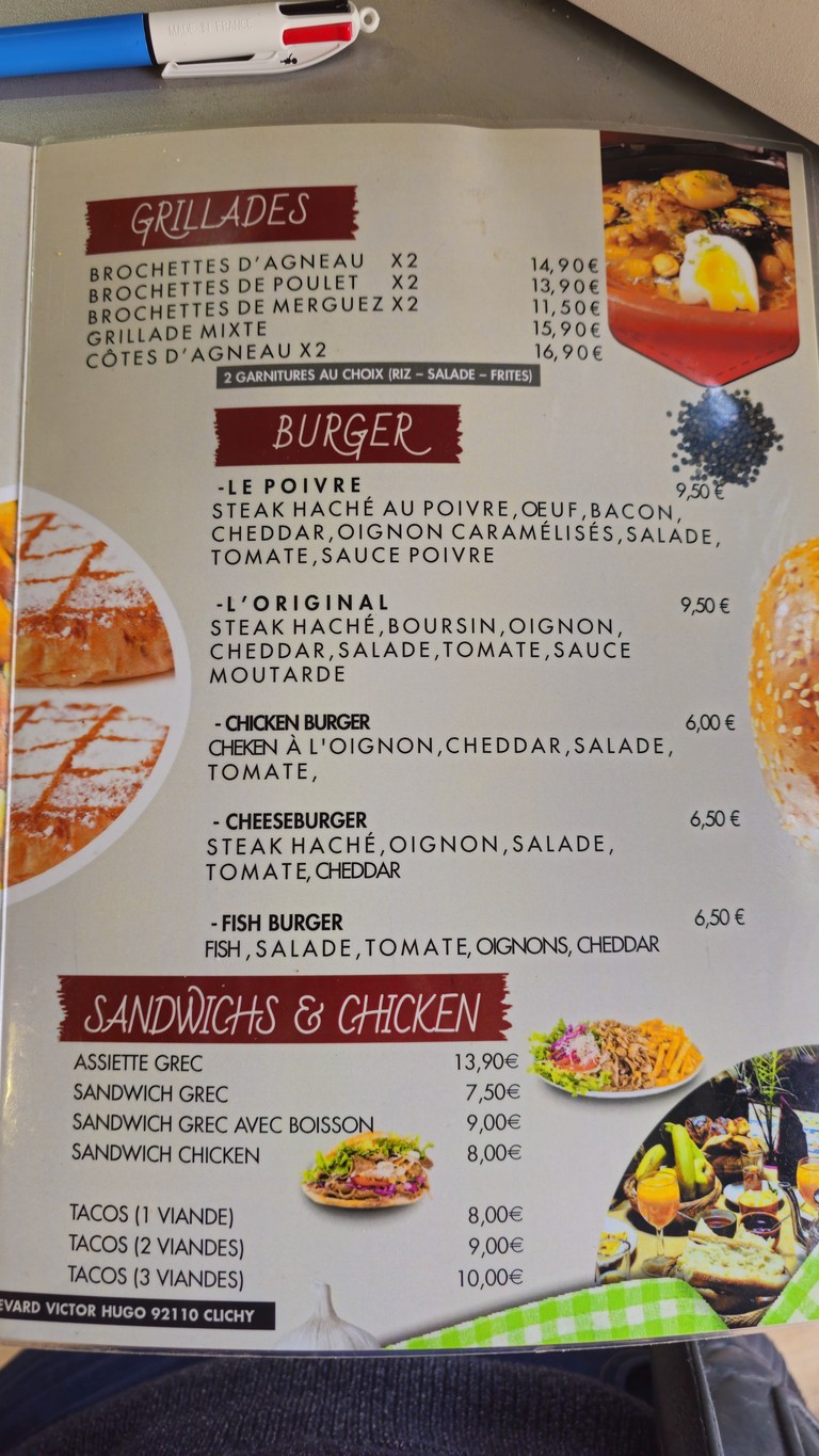 TODRA restaurant marocain menu 2
