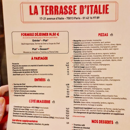 La Terrasse d'Italie