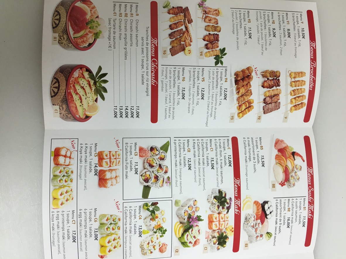 WAKOYA menu 1